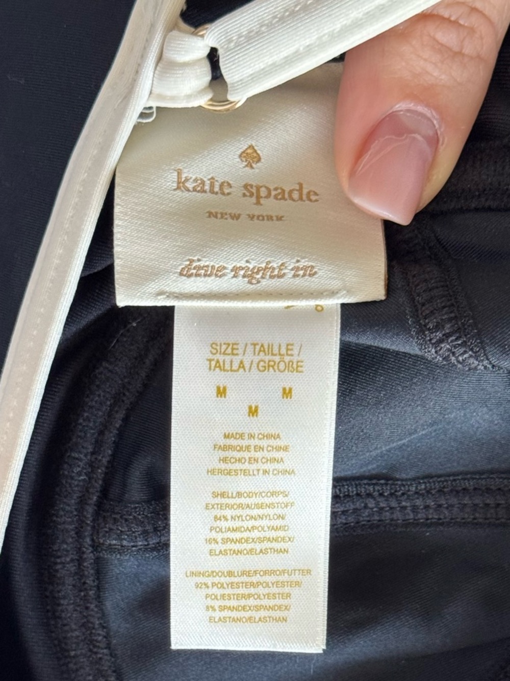 Kate Spade New York Plage Du Midi Underwire Swimsuit | Medium - Picture 4 of 6
